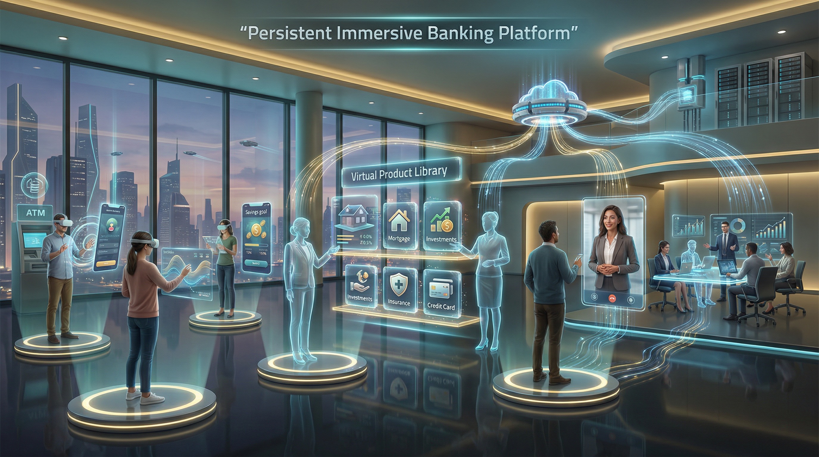Immersive Digital Engagement and Virtual Banking Platform